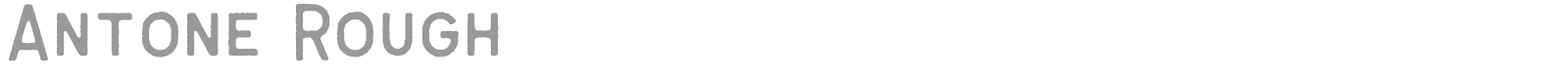 Antone font preview
